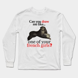 Can you draw? Long Sleeve T-Shirt